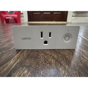 BELKIN/WEMO‎ Mini Smart Outlet Plug Wi-Fi Enabled - White (F7C063)